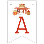 目のリンゴ！赤ちゃんシャワーの装飾 バンティングフラッグ (第1の旗)