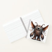 目の一つ目のモンスター手帳 ノートブック (内部)