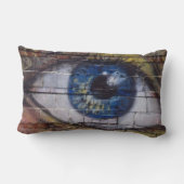 目の一見- ランバークッション (裏面)