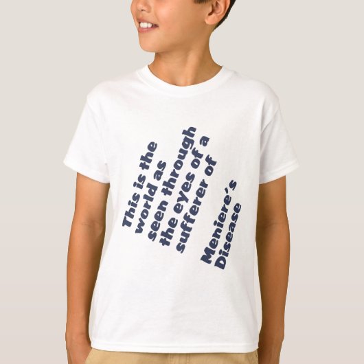 目の世界 Tシャツ (正面)