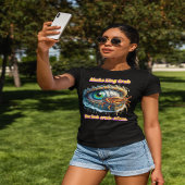 目の中のカニの巣穴をごまかす深さ Tシャツ