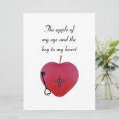 目の中のリンゴとハートへの鍵 (スタンド正面)