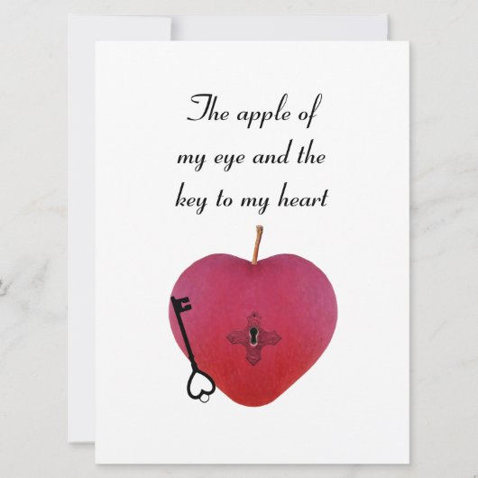目の中のリンゴとハートへの鍵 (正面)