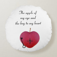 目の中のリンゴとハートへの鍵