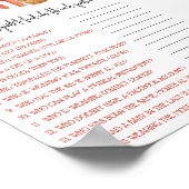 目の中のリンゴはシャワーゲームを混ぜよう ポスター (角)