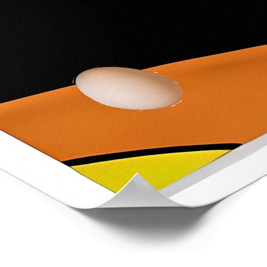 目の中の卵II ポスター (角)