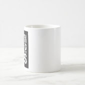 目の中の真実 👁️ - グランジテイフォグラフィ コーヒーマグカップ (中央)