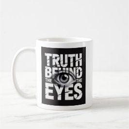 目の中の真実 👁️ - グランジテイフォグラフィ コーヒーマグカップ