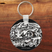 目の付いたスカル キーホルダー (正面)