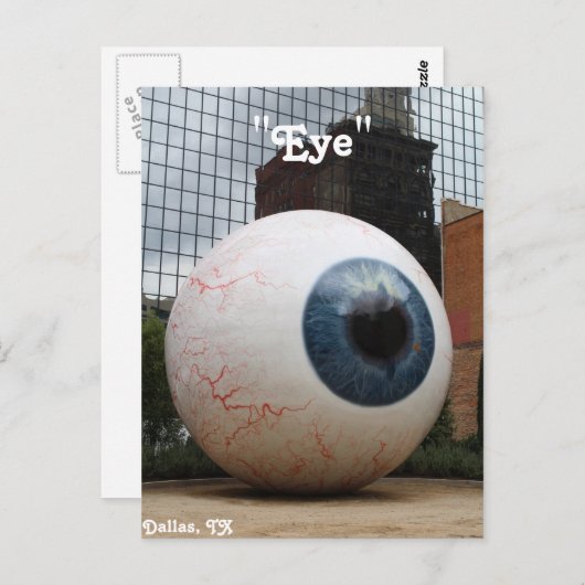 目の像# 4 ポストカード (正面/裏面)