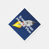 目の凝ったミサイルの持ち主 スタンダードカクテルナプキン (角)