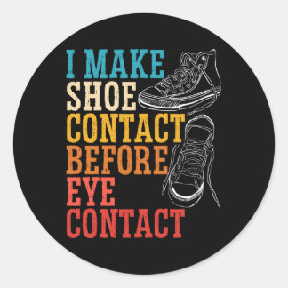 目の前に連絡靴を抜連絡く ラウンドシール