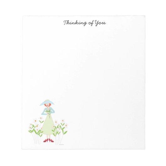 目の前の女の子 ノートパッド (正面)