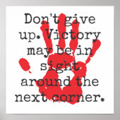 目の前を歩くな – 感動的引用文 ポスター (正面)