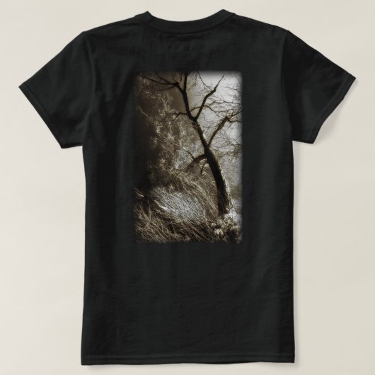 目の向こうに Tシャツ (デザイン裏面)
