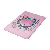 目の図 バスマット (アングル)