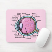 目の図 マウスパッド (マウス)