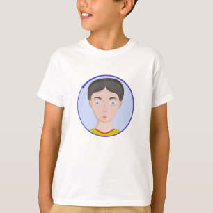 目の大きい可愛い少年 Tシャツ
