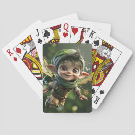 目の大きい小妖精や小人 トランプ