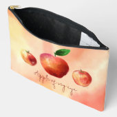 目の大きなアクセサリーポーチのリンゴ アクセサリーポーチ (見開き)