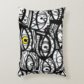 目の広がり アクセントクッション (正面(垂直))