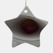 目の形をした穴,紙 セラミックオーナメント (正面)