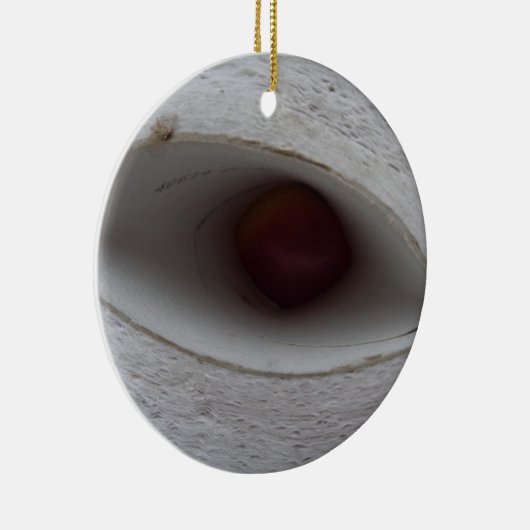 目の形をした穴,紙 セラミックオーナメント (右)