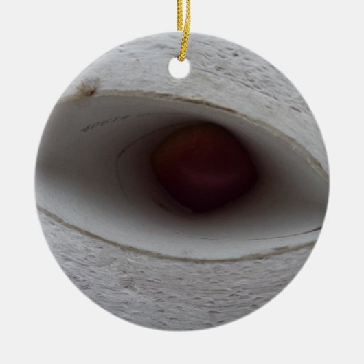 目の形をした穴,紙 セラミックオーナメント (正面)