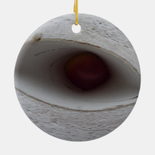 目の形をした穴,紙 セラミックオーナメント (裏面)