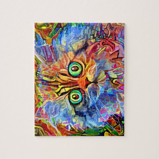 目の悪い虹の猫 ジグソーパズル (縦)