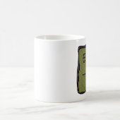 目の技術のマグ-黒の賢人 コーヒーマグカップ (中央)