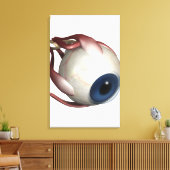目の描写筋肉のリアルな動き キャンバスプリント (インサイチュ (リビング))