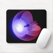 目の構造の表示 マウスパッド (マウス)