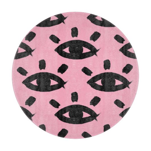 目の水色ブラシ、スケッチパターン。 カッティングボード (正面)