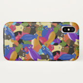 目の熱狂する付いた虫 Case-Mate iPhoneケース (裏面(横))