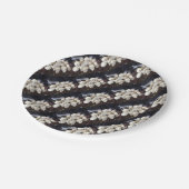 目の玉が飛び出る怖いスカル ペーパープレート (アングル)