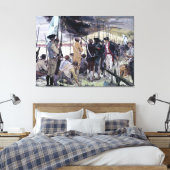 目の白いbyケン・ライリープリント キャンバスプリント (インサイチュ (寝室))