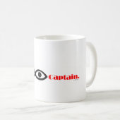 目の目の大尉 コーヒーマグカップ (正面右)