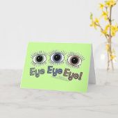 目の目！ カード (黄色い花)