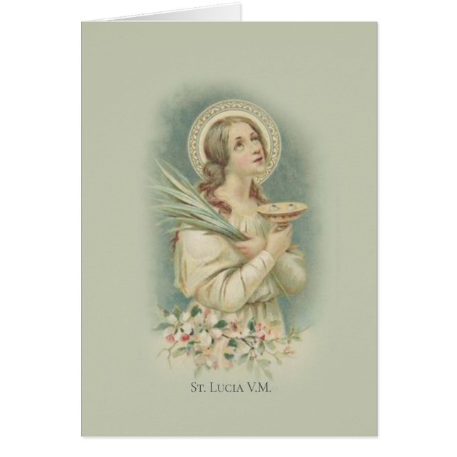 目の盲目のSt.ルーシールシアの守護聖人 (正面)