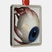 目の筋肉の現実的なレンダリング メタルオーナメント (右)