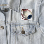 目の筋肉の現実的なレンダリング 缶バッジ (インサイチュ)