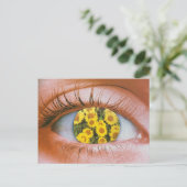 目の花はがき ポストカード (スタンド正面)