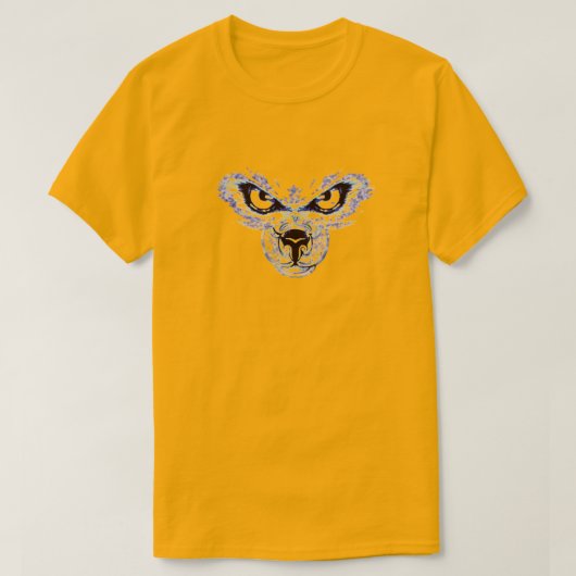 目の荒れた犬 Tシャツ (デザイン正面)