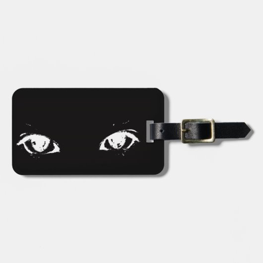 目の荷物の札 ラゲッジタグ (正面横)