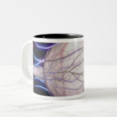 目の血管 ツートーンマグカップ (正面左)