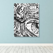 目の表示 キャンバスプリント (インサイチュ (ウッドフロア))