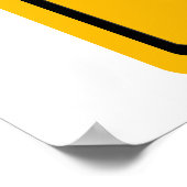 目の見えるスクアッチ(サスカッチ)自らの危険に耐え忍ぶ ポスター (角)