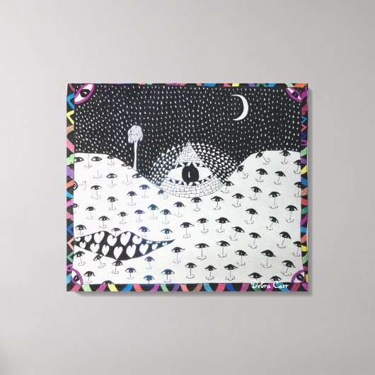 目の見える者はみな キャンバスプリント (正面)