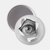 目の覗き穴 マグネット (正面/裏面)